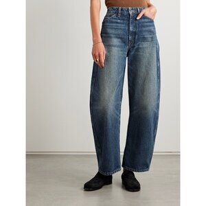 Nili Lotan Blue Wide-Leg Jeans